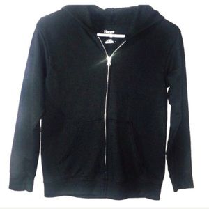 Hanes boy’s black hoodie size Large 10/12